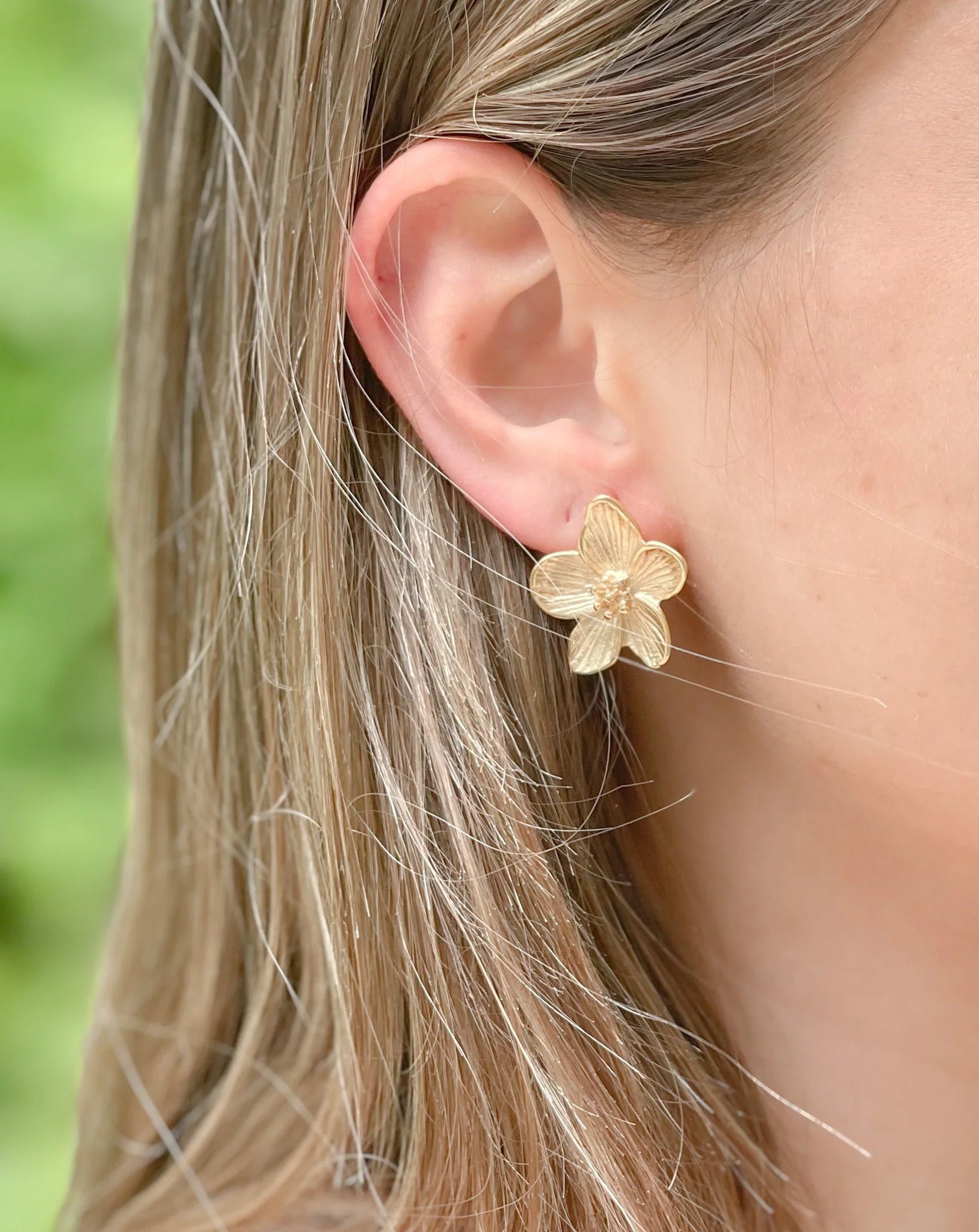 Large Flower Earrings