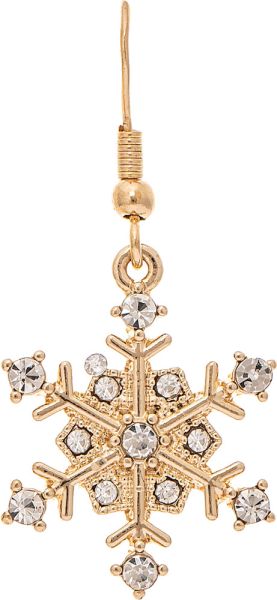 Rain Jewelry | Crystal Sparkle Snowflake Earring