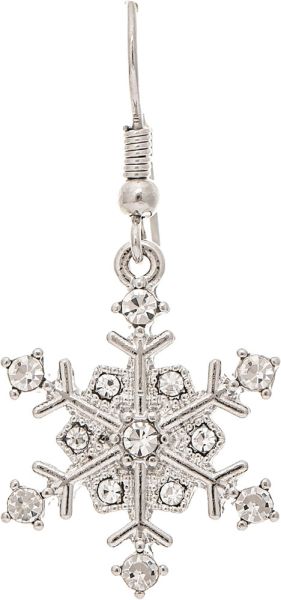 Rain Jewelry | Crystal Sparkle Snowflake Earring